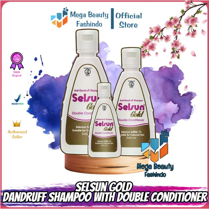 Jual Selsun Gold Dandruff Shampoo with double conditioner