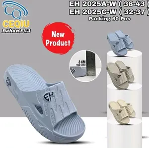 sandal selop unisex untuk anak dan dewasa - sandal karet selop unisex terbaru - Ceqiu EH 2025
