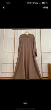 Product Review of READY STOCK GAMIS AIRFLOW LENGAN BALON SIZE XL LD 120 crinkle muslim dress Wanita Panjang from _**. 0