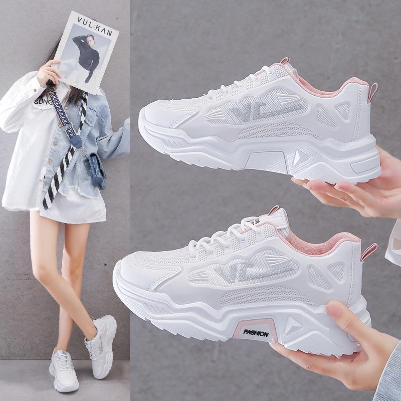 Cani "Free Box" (Size 37 - 42) Jiwoo Sepatu Wanita Sneakers Bertali Kasual Fashion Sport Anti Slip 9003 2
