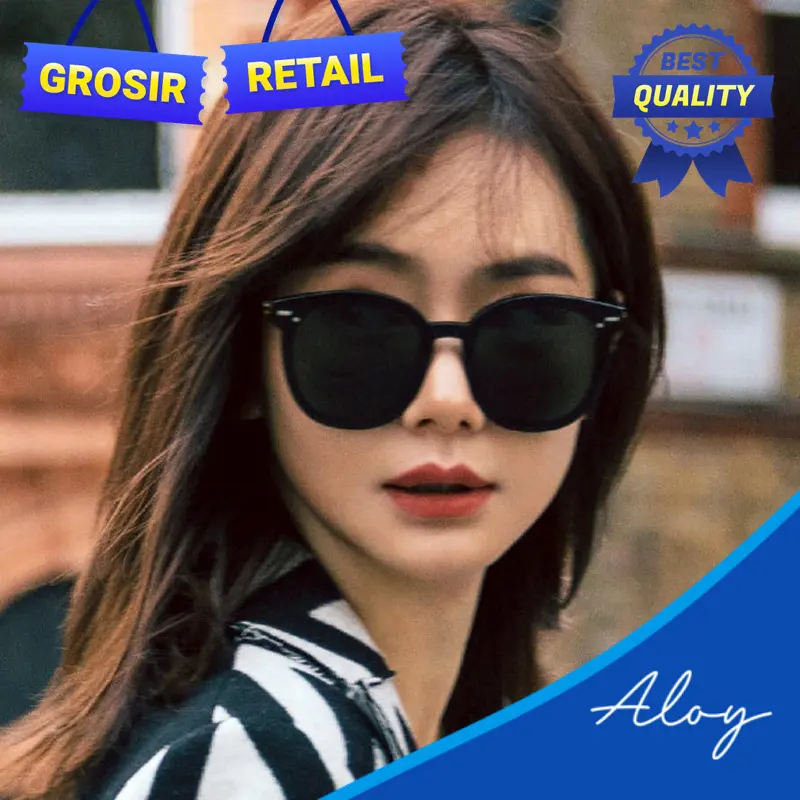 PL-H003 "PROMO"  A3-C1  Kacamata Hitam Wanita KM01 Black Sunglasses Eyewear