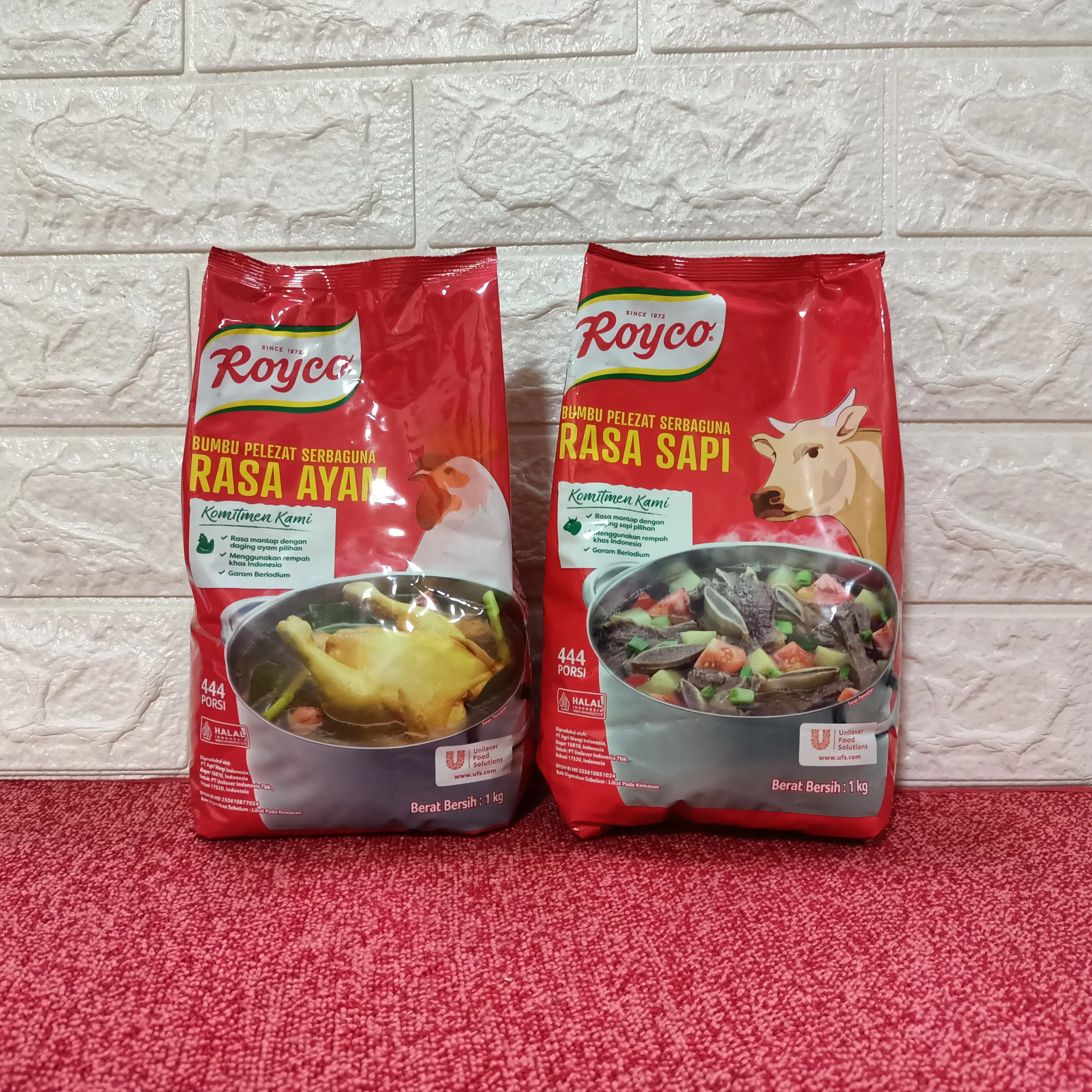 BUMBU PELEZAT SERBAGUNA ROYCO (AYAM/SAPI)(220g / 1KG)