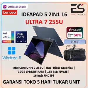 LENOVO IDEAPAD 5 2IN1 16 TOUCH ULTRA 7 255U 32GB 1TB W11 16" FHD IPS BLU