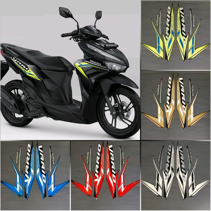 STRIPING LIST STANDART MOTOR HONDA VARIO 125 NEW 2024 MERAH HITAM BIRU STABILO Motorcycle Aksesoris 0