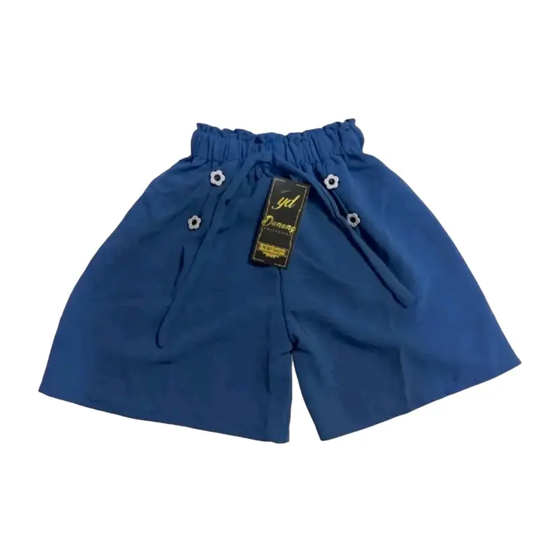 Bawahan Dapet 6 Pcs Celana Hotpants Crinkle Termurah Anak Perempuan - Fashion Hotpants Kancing Anak Usia 2-11 tahun 7