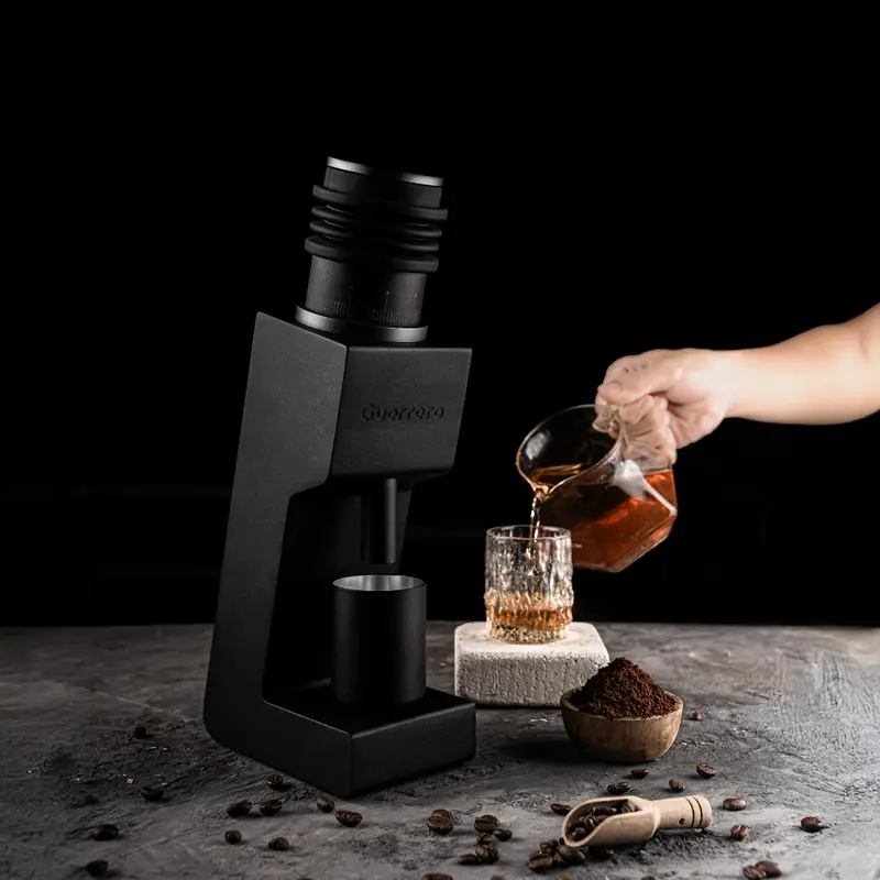 Grinder Kopi Elektrik Guerrero GR 02 Single Dose Coffee Grinder Hypernova Titanium Plasma Burr 1