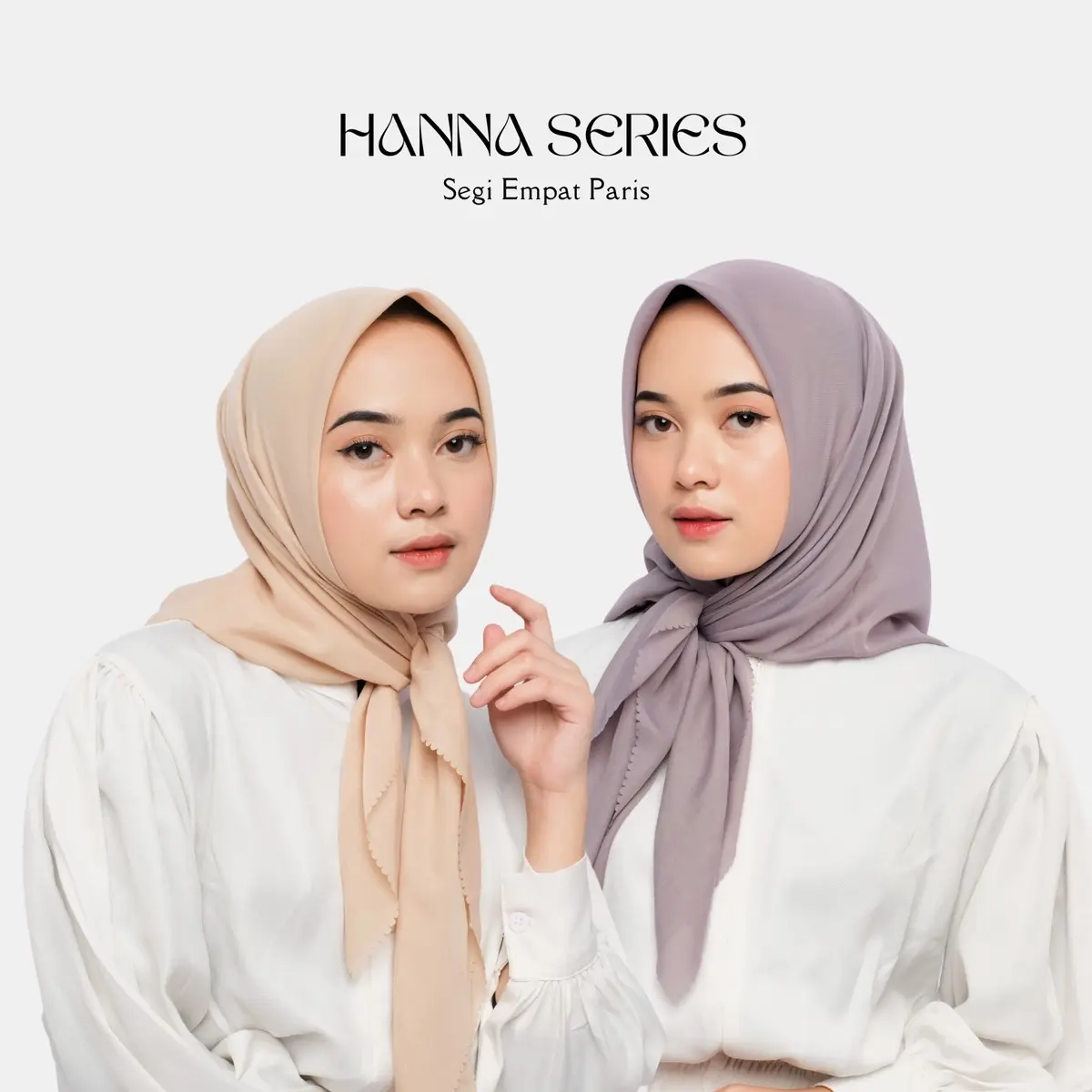 Glamour Hijab - Hanna Series | Hijab Segi Empat Paris Premium