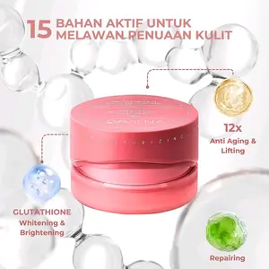 MOISTURIZER PINK DAVIENA | Precious Peptide-15 Firming Gel Moisturizer Pelembab Wajah Ceramide glow glowing