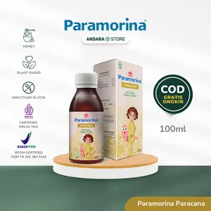 Paramorina Paracana Madu Herbal Anak Membantu Meringankan Gejala Cacingan dan Melancarkan Pencernaan | Usia 1 tahun ke atas