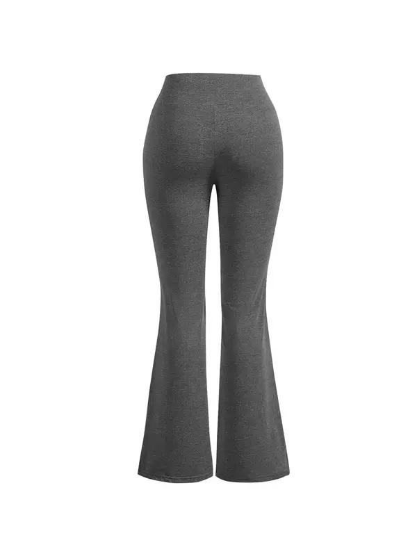 Women's Cherry Print Tee & Flare Leg Pants Two-Piece Set, Casual Fashion Cozy Round Neck T-shirt & Trousers for Daily Outdoor Wear, Ladies Clothes for All Seasons 5