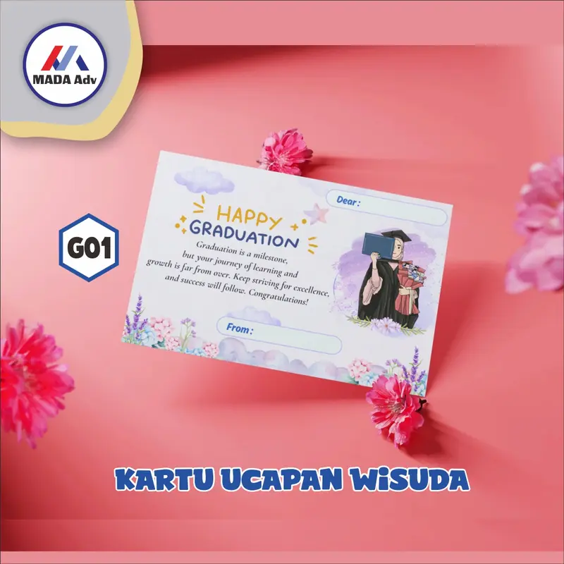 [ISI 20] KARTU UCAPAN WISUDA/ KARTU UCAPAN GRADUATION DAY / GRADUATION CARD 3
