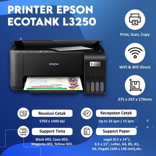 Jual PRINTER EPSON L325O PRINT,SCAN,COPY,WIFI RESMI - Jakarta Pusat ...