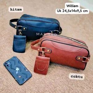 Istanatasindah pouch WILIAM tanpa tali panjang Pouch Wanita Pria