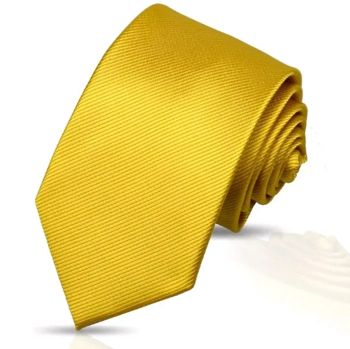 Dasi pria salur halus premium gold