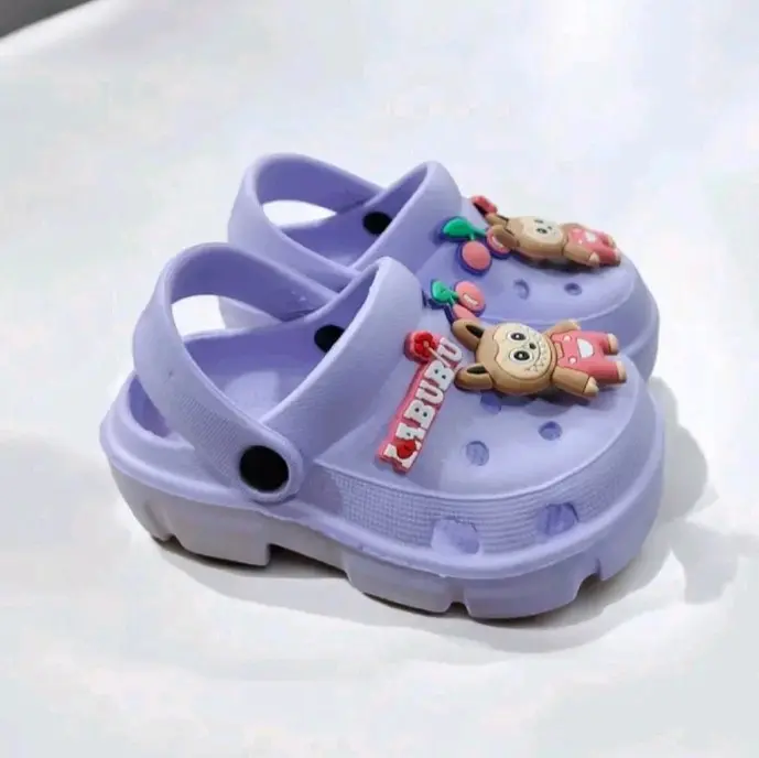 Sandal Baim Anak Perempuan Sandal Anak Cewek Motif Labubu Jelly Eva Ringan Nyaman Tali Belakang 1