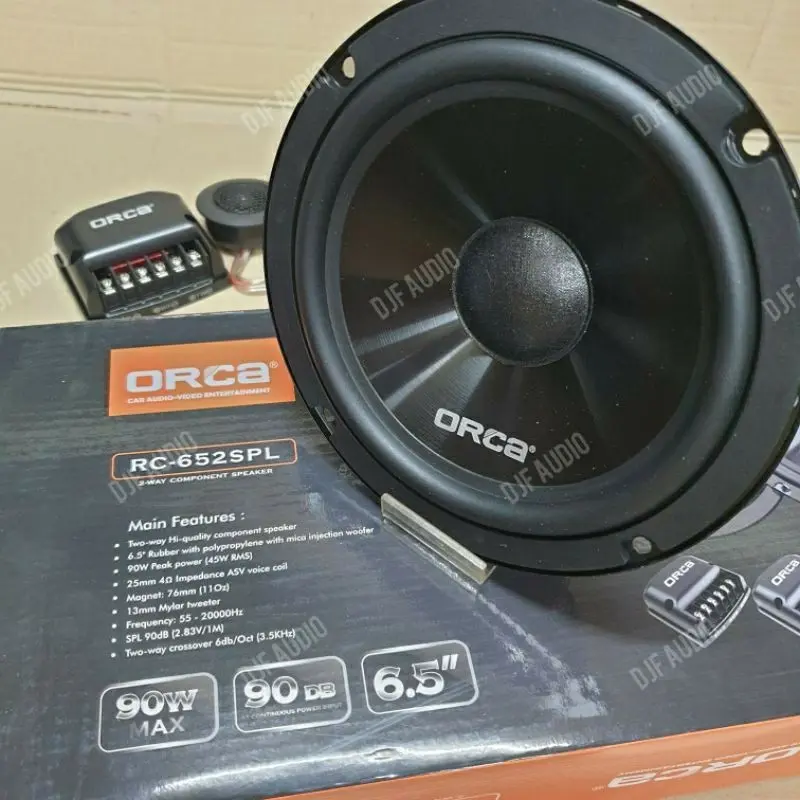 Speaker Split Orca RC 652SPL - 6.5 Inch Speaker Pintu 2 Way Mobil Universal Car Speakers Audio Mobil 5