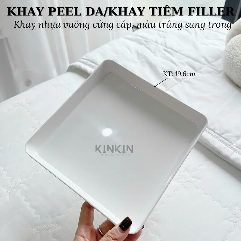 Khay peel da dùng làm khay spa, khay filler phong cách Hàn Quốc - chất liệu nhựa 7
