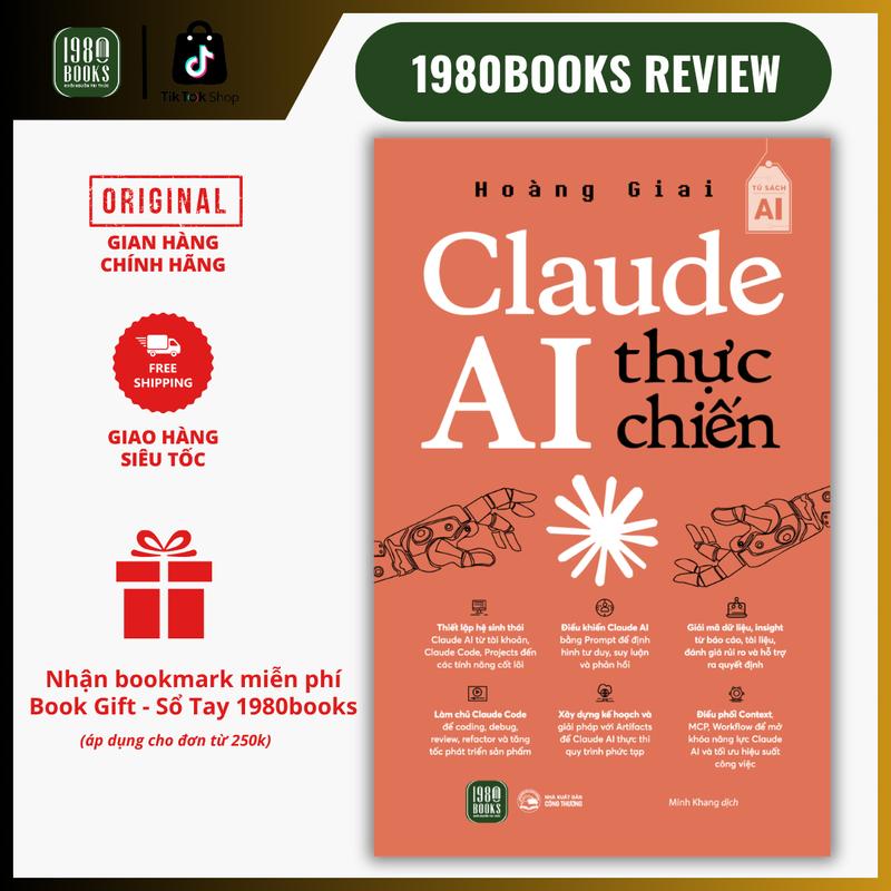 Sách lẻ/Combo 3c: Claude AI Thực Chiến + OpenClaw + Tuyệt Chiêu Kiếm Tiền Bằng…