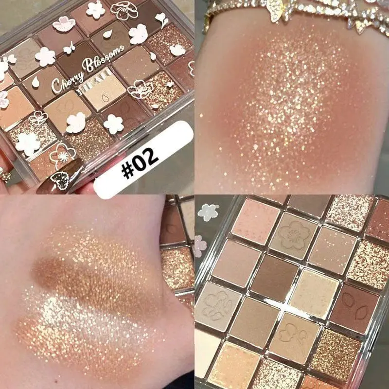 055 EYESHADOW HIGHLIGHTER 20 WARNA DAN TAHAN LAMA Bronzer 2