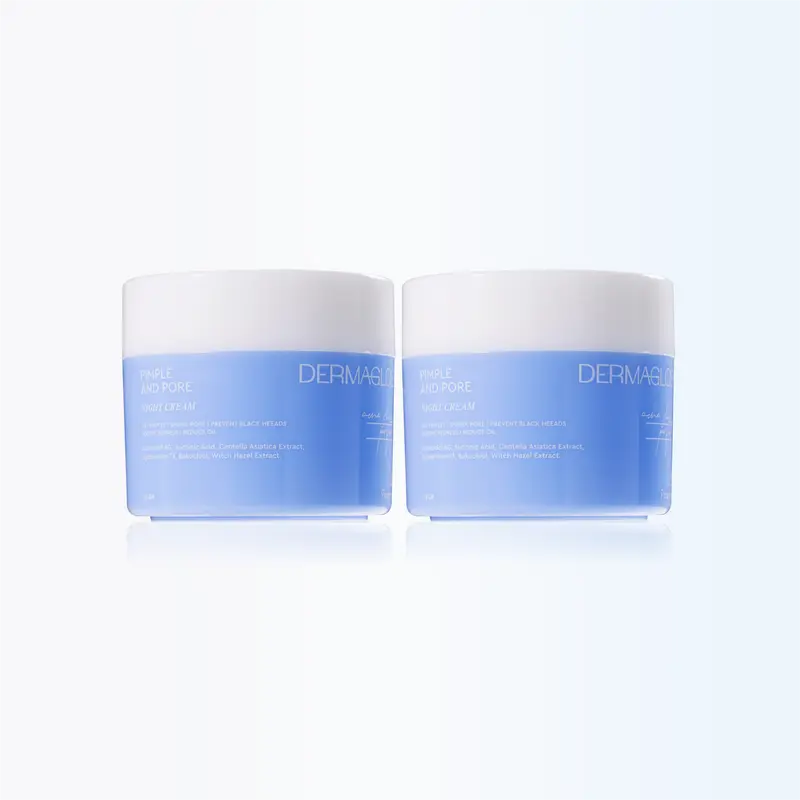 DERMAGLOSS - Night Cream Extra Clear Pimple & Pore - Kulit Berjerawat 1