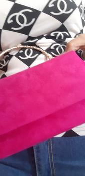 Product Review of OIKO Vanya Clutch Tas Pesta Wanita Suede Clutch Chrome Untuk Kondangan Perempuan Party Bag Wedding Gift Kado Seserahan Nikahan Hantaran Bridemaids Mewah Elegan Import Korean Style from y**z 2