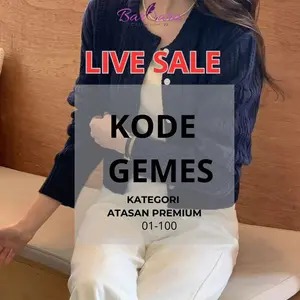GEMES~ Live sale kode 01-100 Atasan wanita kenit premium
