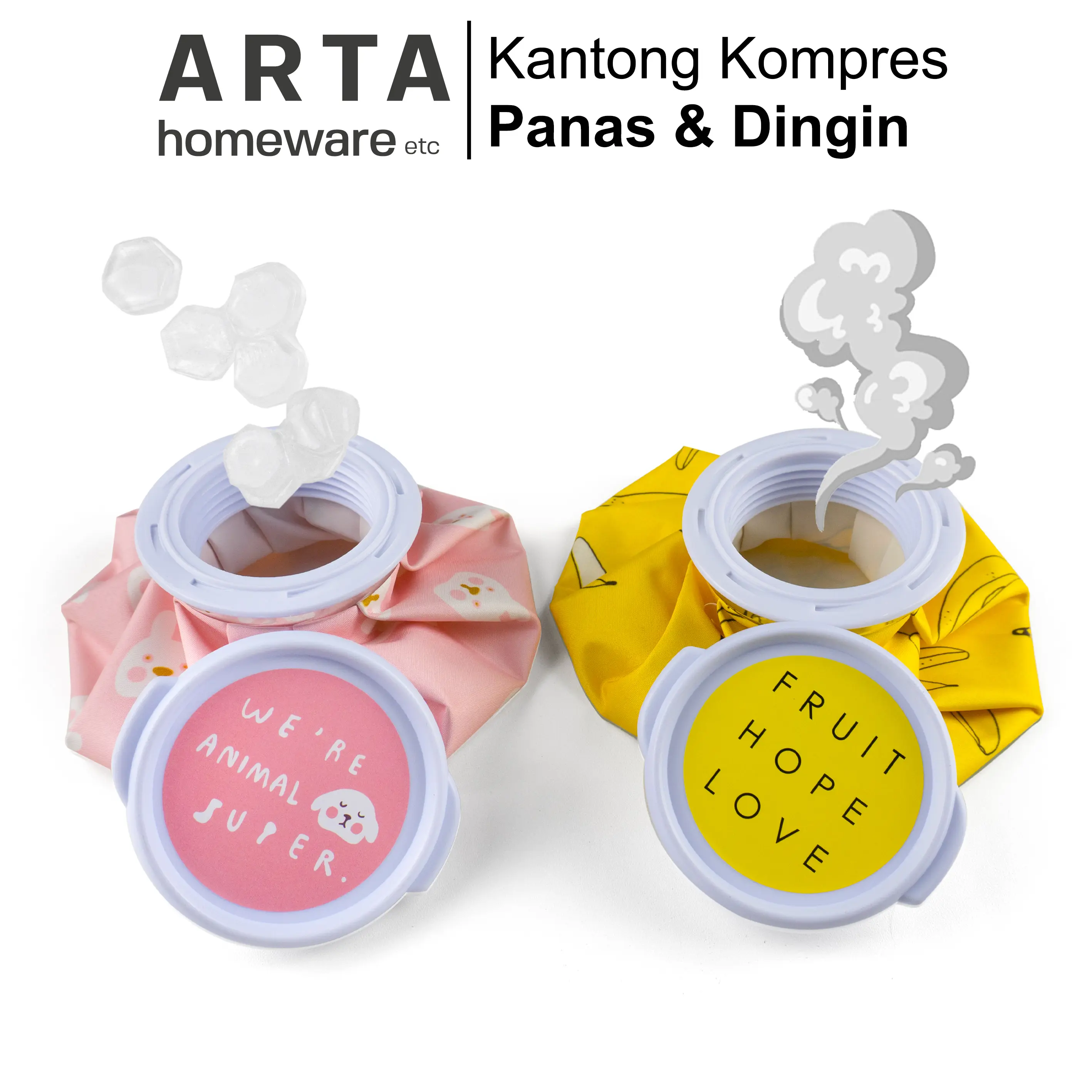 Arta Kantong Kompres Air Panas Hangat dan Dingin Perut