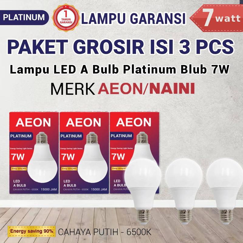 COD Paket Usaha Grosir Hemat 3pcs Lampu LED Bohlam Platinum Blub 5w 7w 9w 12w 18w 21w 25w Putih umur 15000jam Bergaransi lampu  led bulb bola  lampu lampu  led  5  watt lampu lampu 2