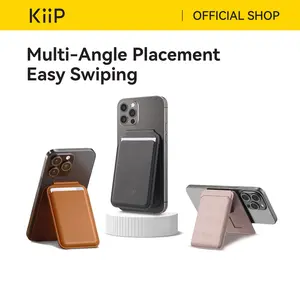 KiiP  M2 Magnetic  Phone Card Holder Magsafe Wallet  Slim Dompet Kartu  Stand HP
