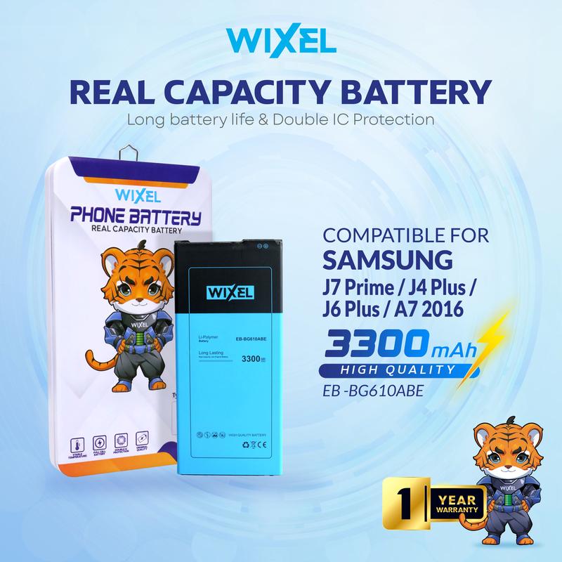 WIXEL Baterai Compatible For Samsun Galaxy J7 Prime G610 J4 Plus