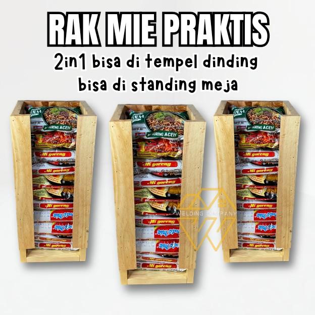 Rak Mie Instan Kayu Pinus dengan Finishing Glowsy - Muat Hingga - Shop ...