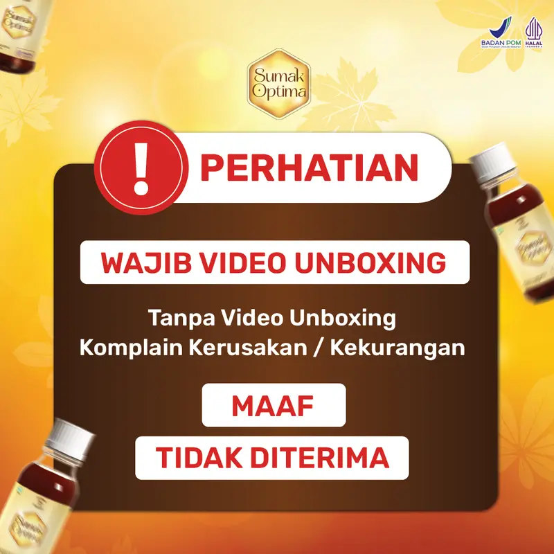 SUMAK OPTIMA | PAKET 2 BOX  | SUDAH HALAL MUI DAN BPOM BISA COD 6