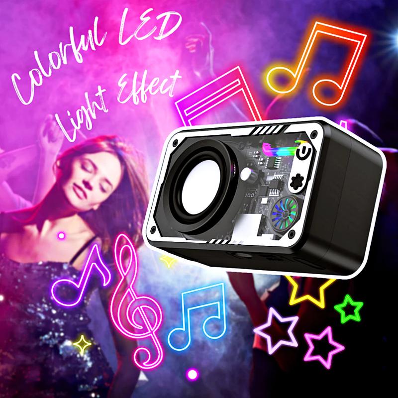 Bluetooth audio amplifier, high-end appearance, cool and transparent design,…
