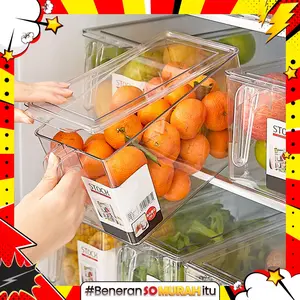 Kontainer Makanan Kulkas Kitchen Storage Food Kotak Penyimpanan Makanan Sayur Buah Awet Tahan Lama