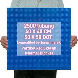 Base Plate Balok 50x50 Building Blocks Alas 32*32 Titik Dots 40x40cm  Block mainan Bricks 16X32