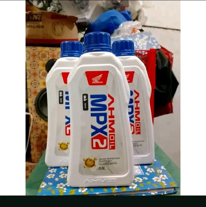 3 botol oli mpx  2 10w 30 api sl jaso mb 800 ml ahm official japan oil 0