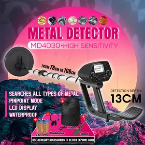 Md4030 Metal Detector Gold Alat Pendeteksi Underground Alat Pendeteksi Logam Emas Besi Logam Koin Emas Mulia Alat Detektor Logam Emas Dalam Tanah Alat Pencari Harta Karun Metal Detector Termurah