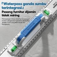Gambar HYUNDAI Penggaris Spirit Level Waterpass Aluminium Akurat Perkakas 17/21/50/100cm - 50CM/45°+90°+180° dari HYUNDAI Alat Shop Kota Tangerang 4 Tokopedia