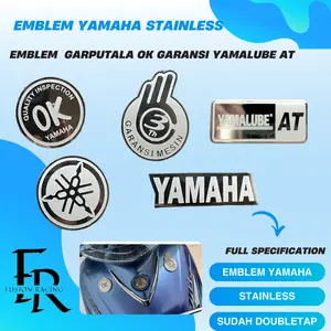 Emblem Stainless Garansi OK Yamalube AT Yamaha Mio