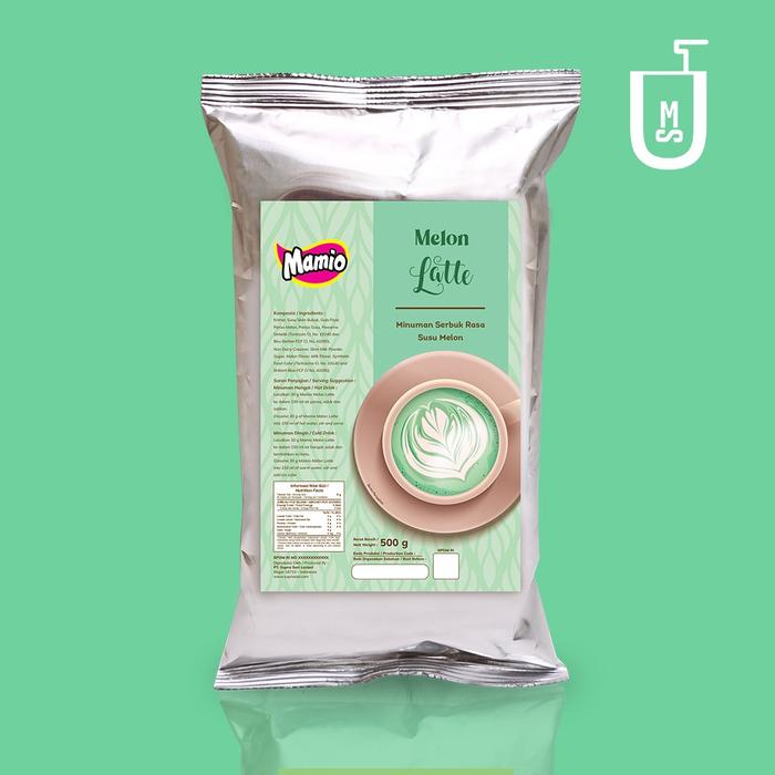 Gambar Minuman Serbuk Melon Latte Mamio Kemasan 500 gram dari minumanserbukcom Kota Bogor Tokopedia