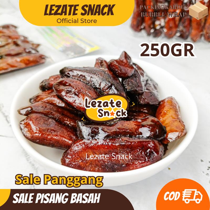 Product Introduction of Sale Pisang Basah Manis 250gr Legit Murah /Sale Pisang Panggang Oven Manis Khas Lampung Tipis Keripik Pisang Jari 0
