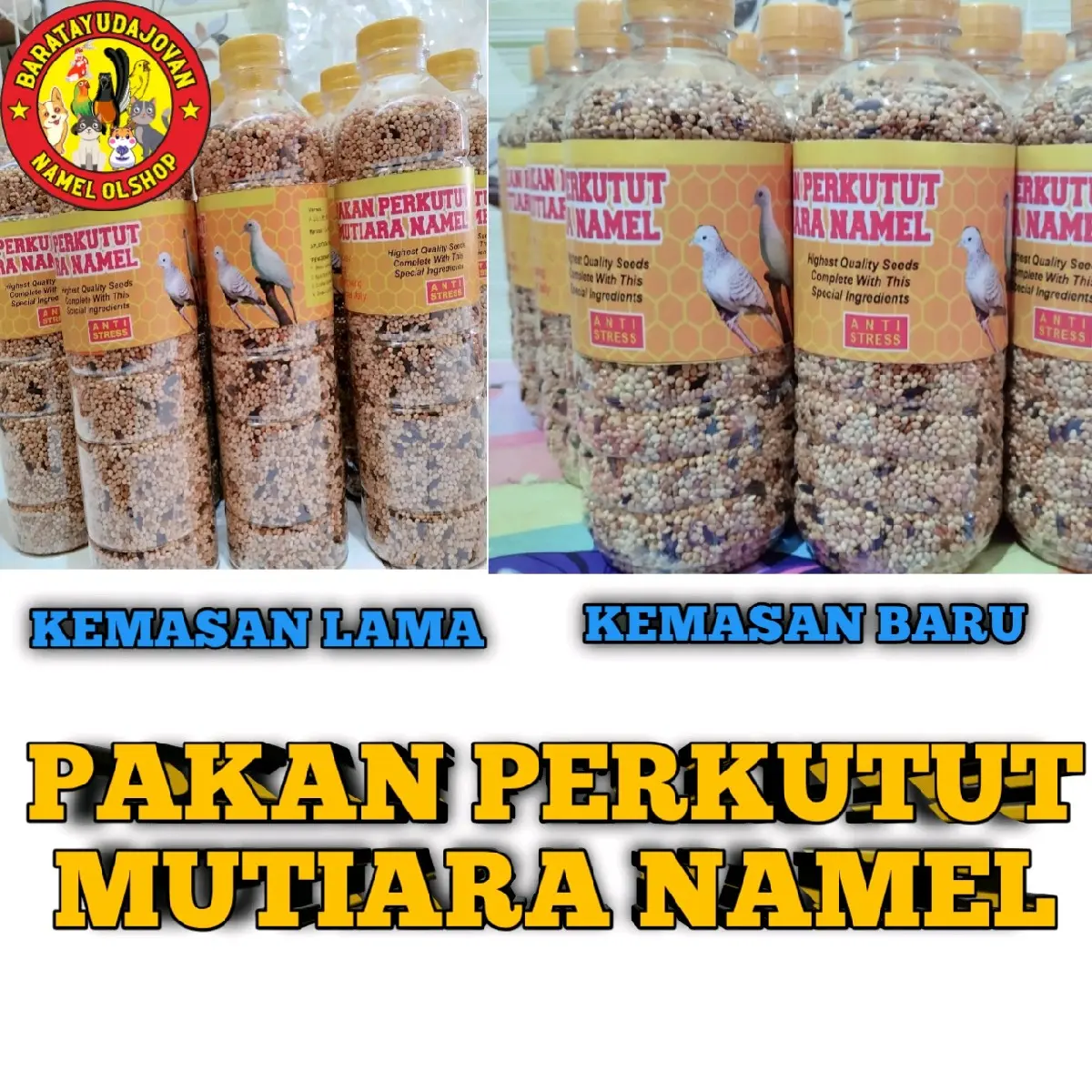 PAKAN PERKUTUT MUTIARA NAMEL