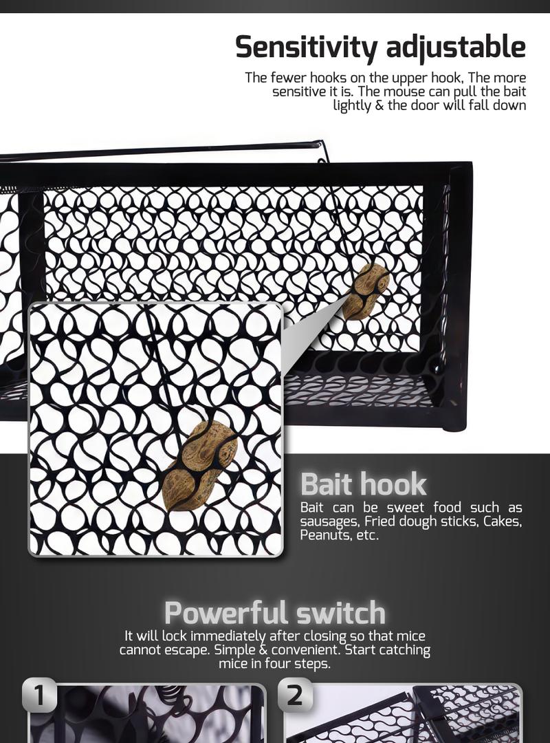 Product Introduction of HOUZE - Mouse and Rat Trap Cage - Big 7