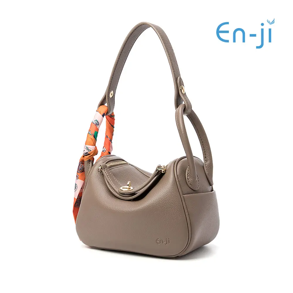 En-ji Naera Shoulderbag - Taupe Selempang Slingbag