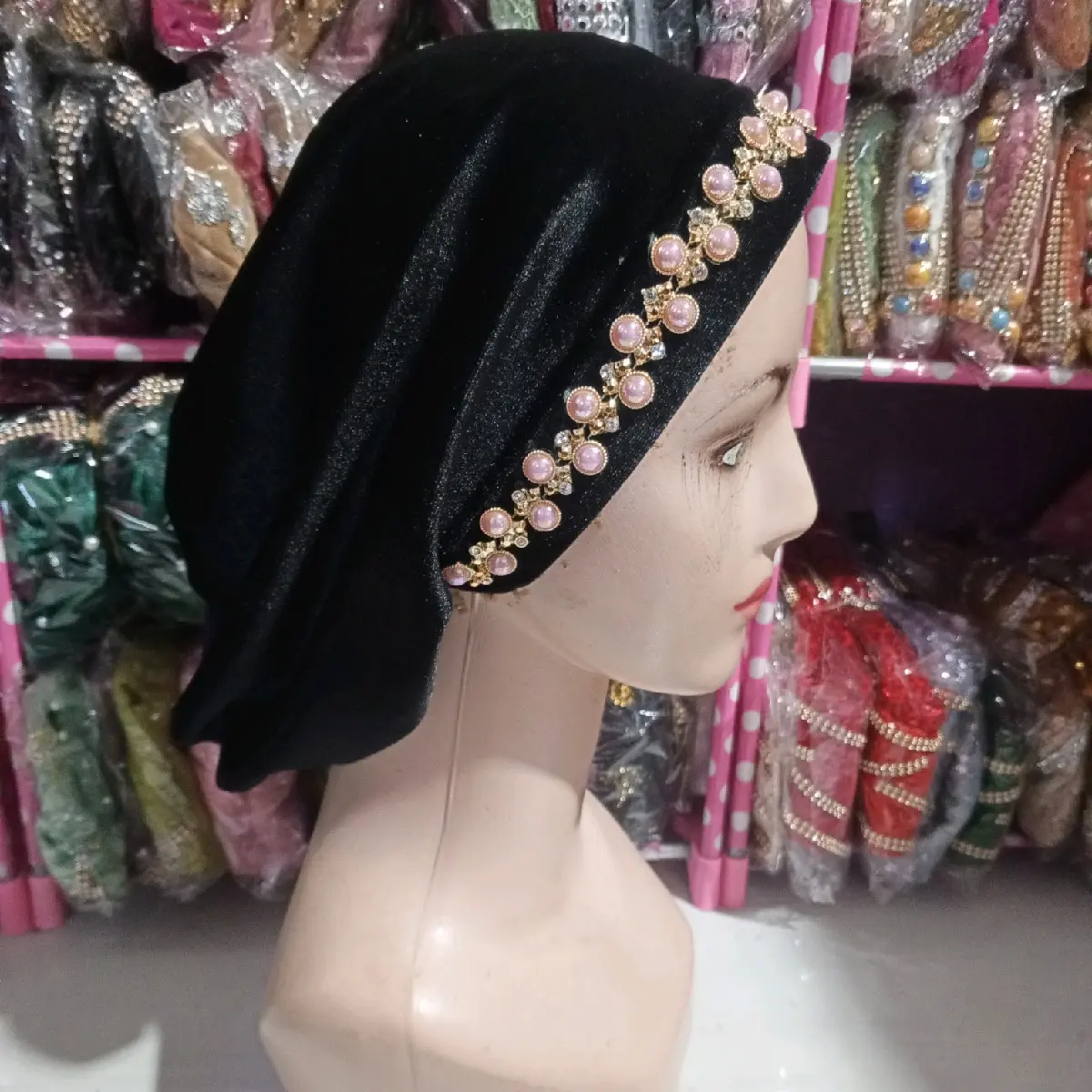 songko haji permat/songkohaji/ciputhaji/penutup kepala wanita