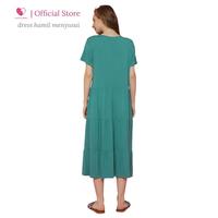 Gambar Dress Busui Friendly Nursing Wear untuk Ibu Hamil dan Menyusui - Black, M dari Baju Hamil Menyusui Happymomma Kota Tangerang Selatan 5 Tokopedia