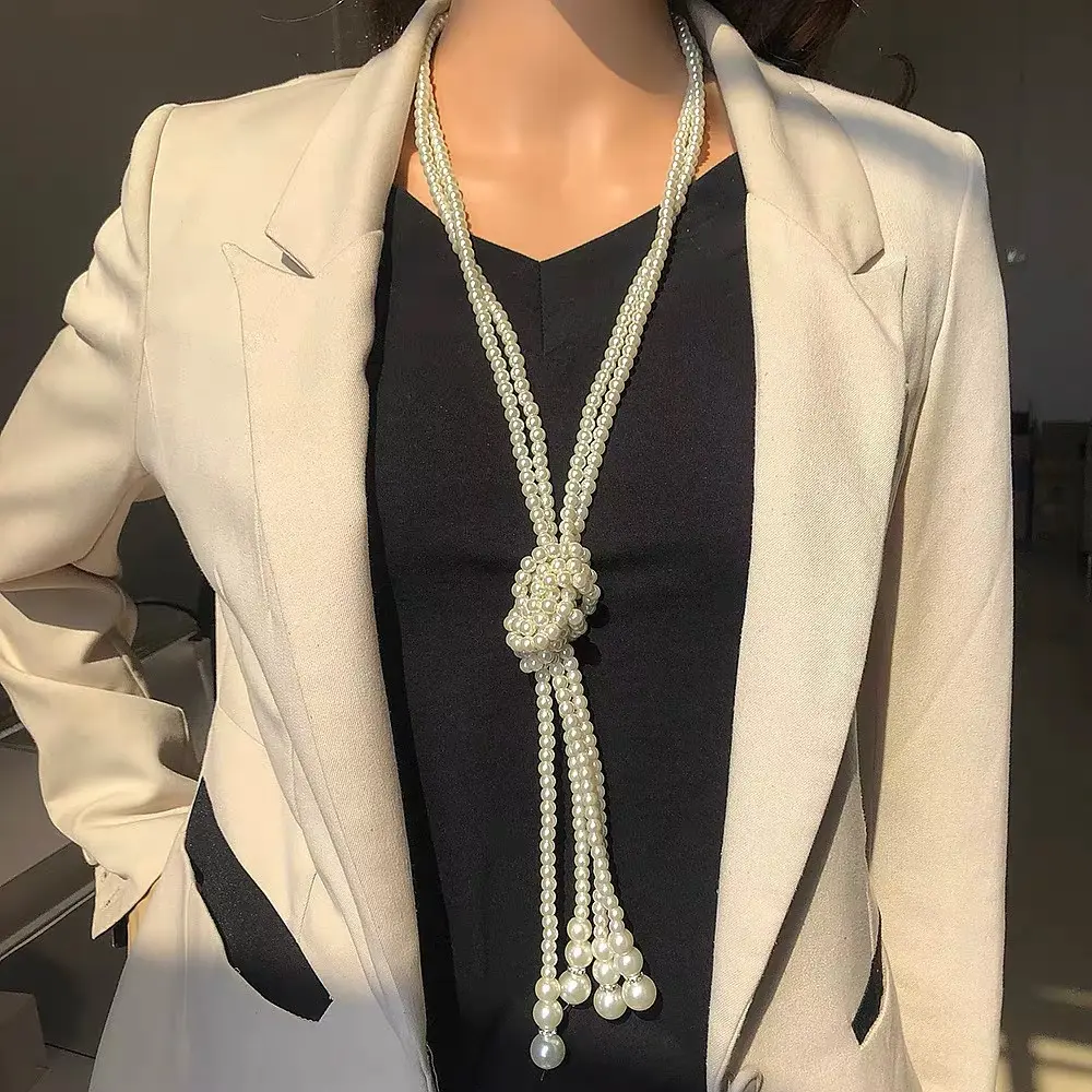【EXCLUSIVE Juliana Yasaputra】Doreen Kalung Mutiara Panjang Premium Long Pearl Necklace