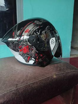Product Review of Helm RSV New Windtail Mechabuto Half Face - Limited Series & Exclusive Launching from B**g 0