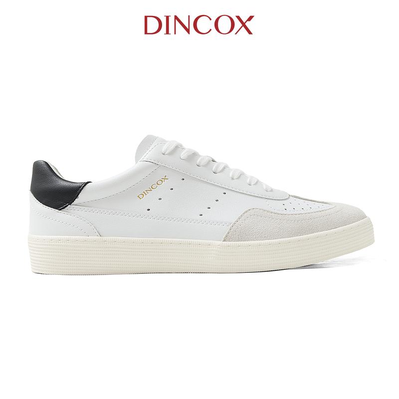 Giày Sneaker Da Trắng Nam Nữ Unisex DINCOX DC35 – Giày Thể Thao Basic Minimalist Dễ Phối Đồ