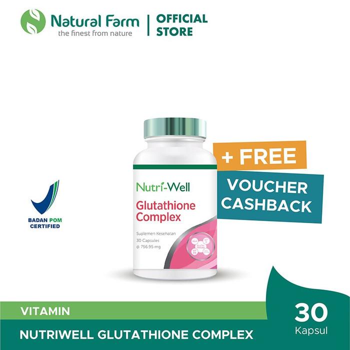 Promo Nutriwell Glutathione Complex - 30 Capsules di Natural Farm